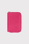 Zoozie Bags Cartera Fucsia Mujer Piel Auténtica Lujosa y Práctica con Múltiples Ranuras para Tarjetas y Bolsillo con Cremallera